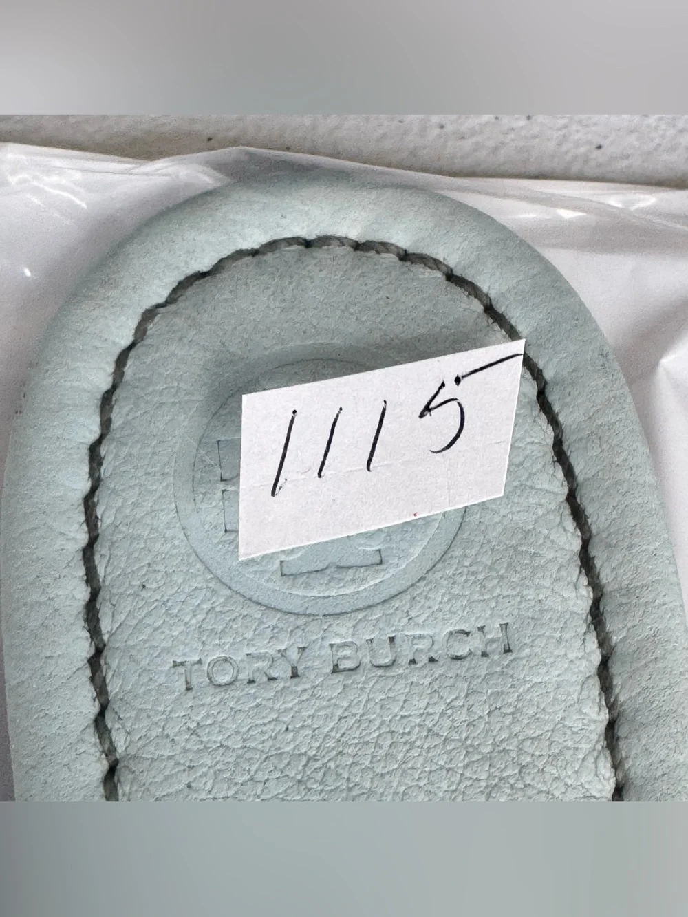 Tory Burch Miller Thong Sandal Blue Size 8 ½